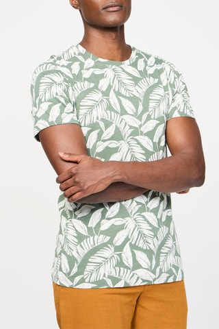 T-shirt - Vert et blanc
