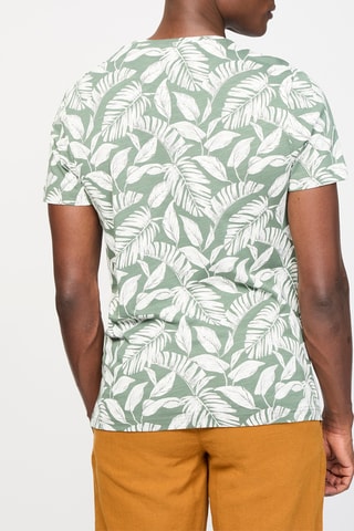 T-shirt - Vert et blanc