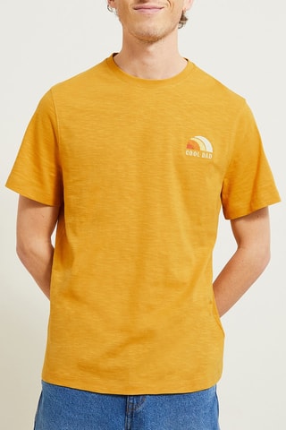 T-shirt en coton biologique Fête des pères - Orange