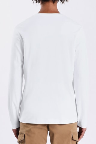 T-shirt regular en coton biologique - Blanc