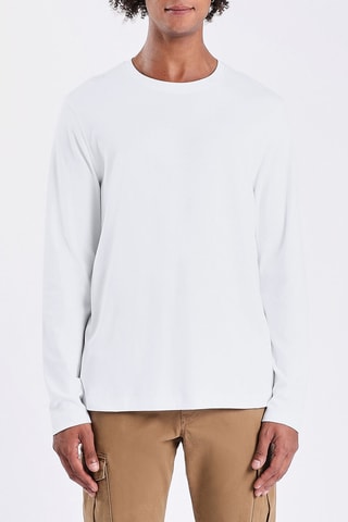 T-shirt regular en coton biologique - Blanc