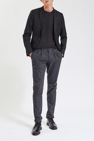 T-shirt en lin - Noir
