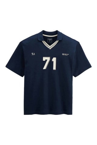 T-shirt relaxed - Bleu foncé