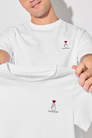 T-shirt en coton biologique - Blanc