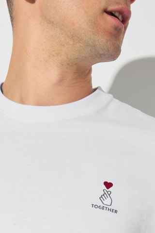 T-shirt en coton biologique - Blanc