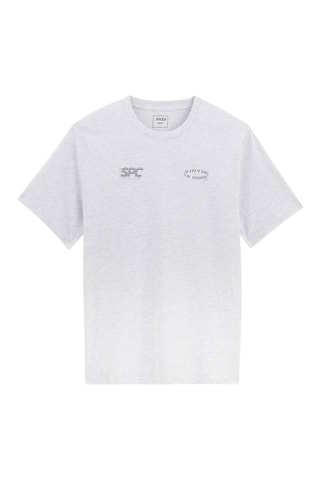 T-shirt regular - Gris clair chiné