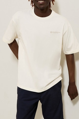 T-shirt relaxed - Blanc
