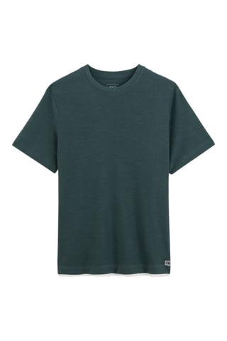 T-shirt relaxed - Kaki chiné