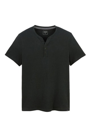 T-shirt slim en coton biologique - Kaki chiné