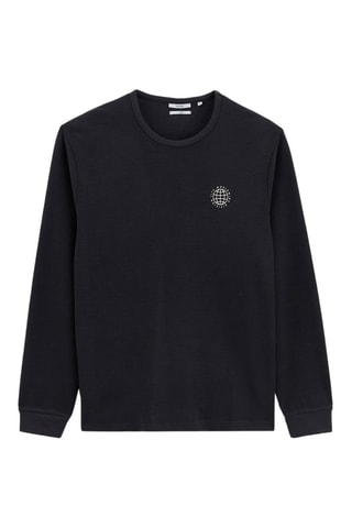 T-shirt relaxed - Bleu foncé