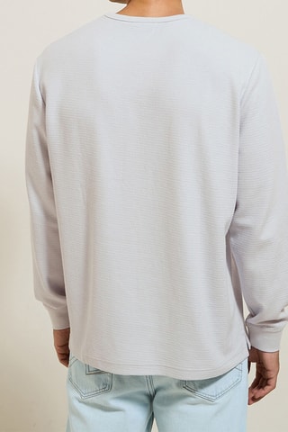 T-shirt relaxed - Gris clair