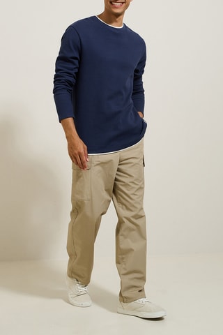 T-shirt regular - Bleu foncé