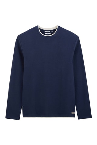 T-shirt regular - Bleu foncé