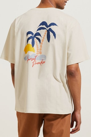 T-shirt relaxed en coton biologique - Blanc
