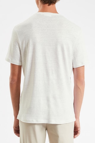 T-shirt en lin - Blanc