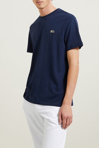 T-shirt regular - Bleu foncé