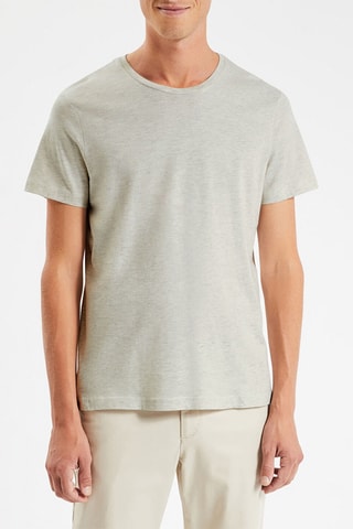 T-shirt regular - Écru chiné