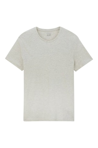 T-shirt regular - Écru chiné