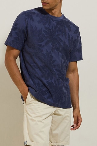 T-shirt regular - Bleu