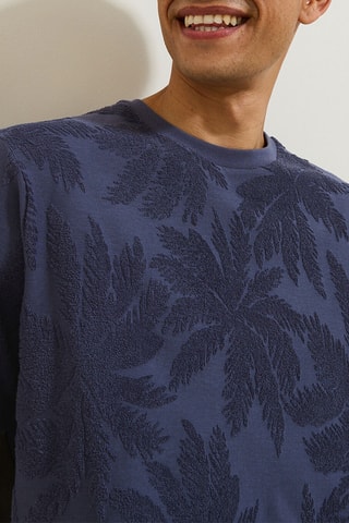 T-shirt regular - Bleu