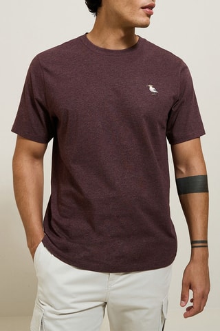 T-shirt regular - Violet chiné