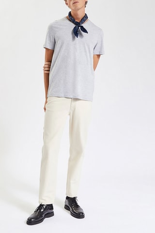 T-shirt regular - Gris chiné