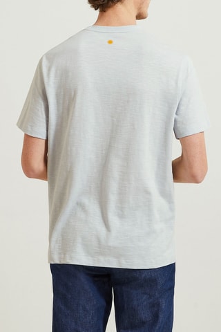 T-shirt en coton biologique Fête des pères - Bleu