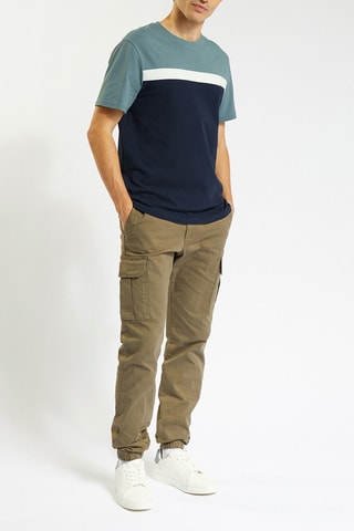 T-shirt regular en coton biologique - Vert clair