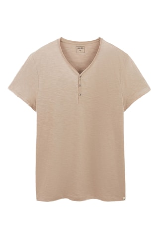 T-shirt en coton biologique - Beige