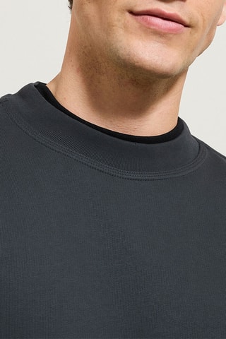 Sweat en coton biologique - Vert foncé