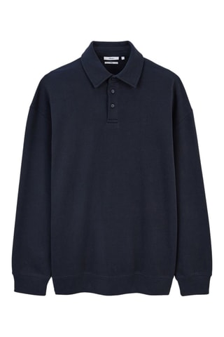 Sweat en coton biologique - Bleu marine
