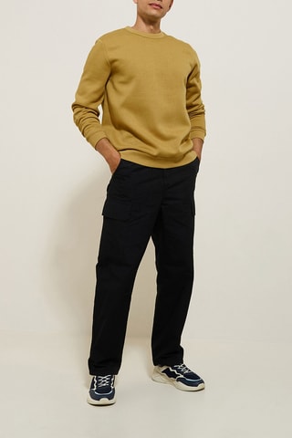 Sweat regular - Jaune foncé