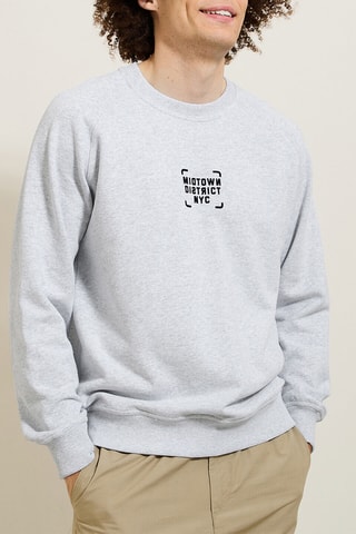 Sweat - Gris clair chiné