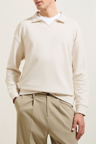 Sweat en coton biologique - Beige