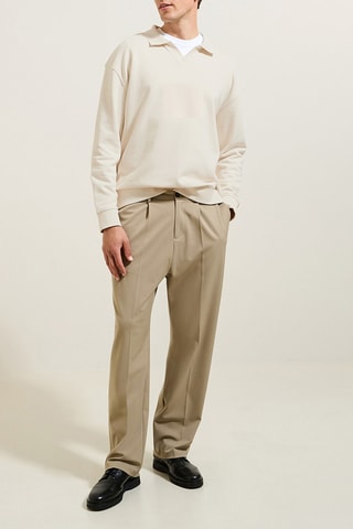 Sweat en coton biologique - Beige