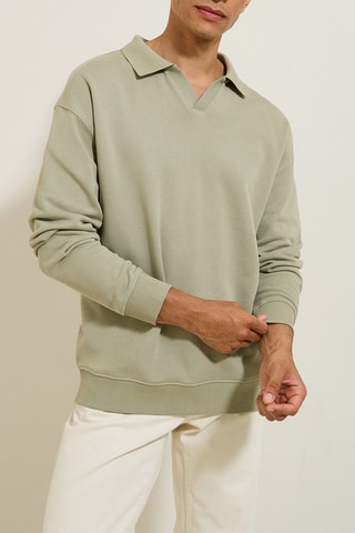Sweat en coton biologique - Vert clair