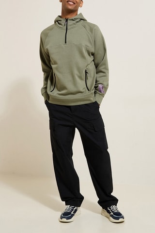 Sweat à capuche - Kaki