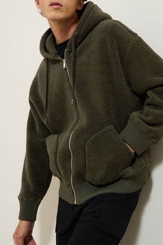Sweat à capuche - Kaki