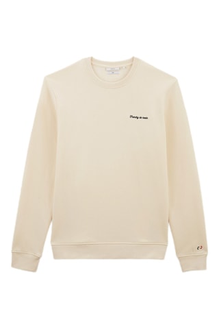 Sweat en coton biologique - Ecru