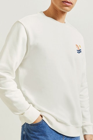 Sweat en coton biologique - Ecru
