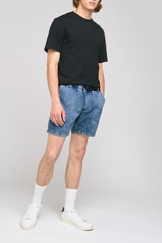 Short en jean - Bleu