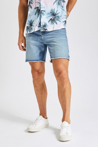Short en jean - Bleu marine