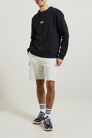 Short en molleton - Ecru