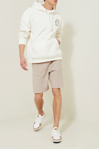 Short en molleton - Beige