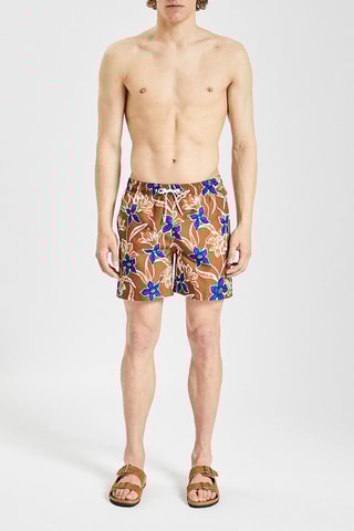 Short de bain - Marron