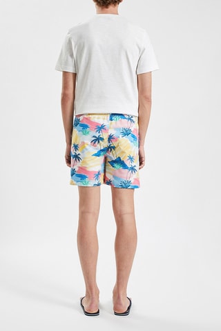 Short de bain - Jaune