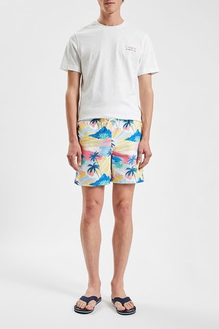 Short de bain - Jaune