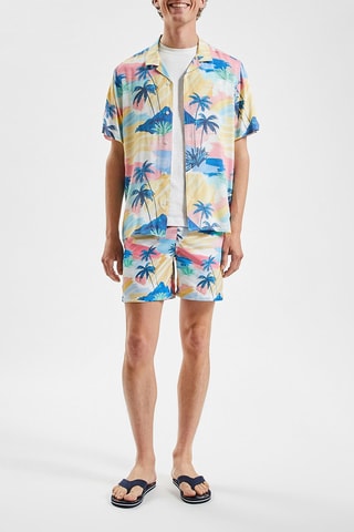 Short de bain - Jaune