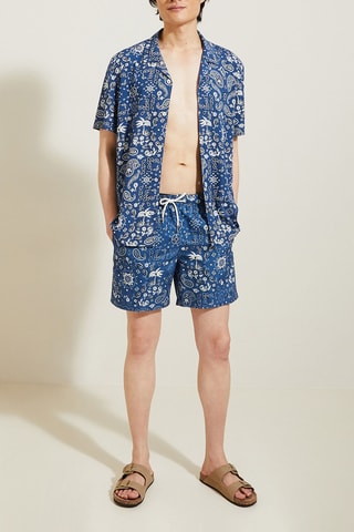 Short de bain - Bleu