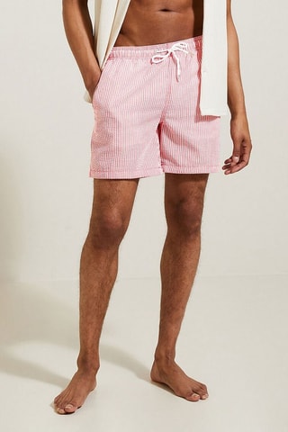 Short de bain - Rouge